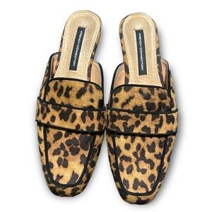 French Connection Leopard Print Mules